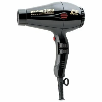 Parlux Professional 3800 Ionic Ceramic Hair Dryer Black MADE IN ITALY - Image 1 of 2