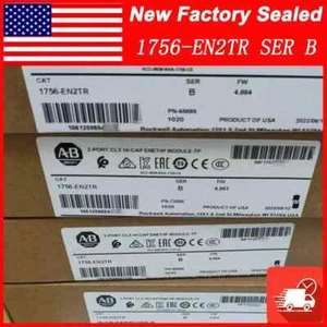 New Factory Sealed AB 1756-EN2TR SER B ControlLogix PLC Module 1756EN2TR - Picture 1 of 3