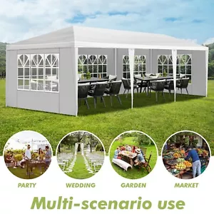 10*30FT Wedding Tent with 5 Removable Sidewalls,Outdoor Use for Party,Wedding,Ma - Picture 1 of 11