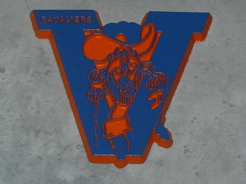 VIRGINIA CAVALIERS UVA Vintage Old NCAA ACC RUBBER FRIDGE MAGNET Standings Board Cover