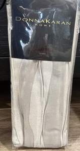 Donna Karan Home King Pillow Sham (1)Silver Tidal Collection Two Tone -Opened - Picture 1 of 7