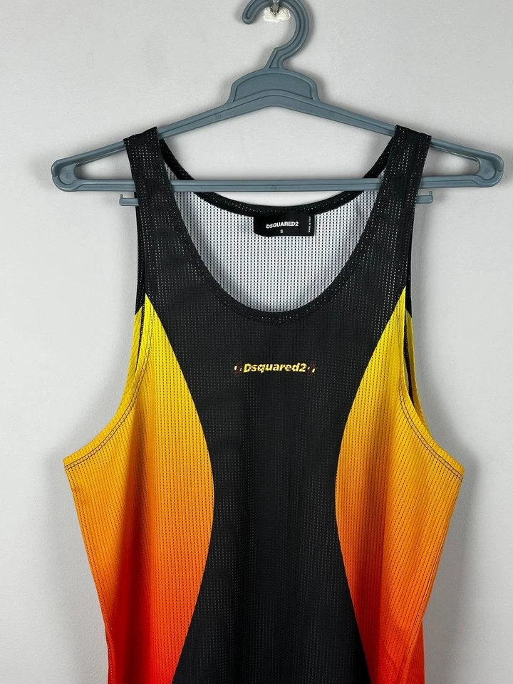 Dsquared2 роскошь сетки Sport Майка размер S - Изображение 1 из 4