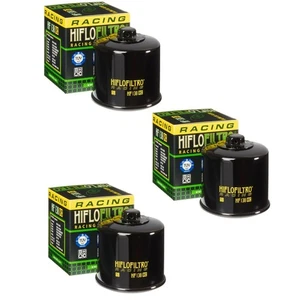 Hiflofiltro Racing HF138RC Oil Filter 3 Pack Aprilia Cagiva Suzuki GSXR600 700 - Picture 1 of 4