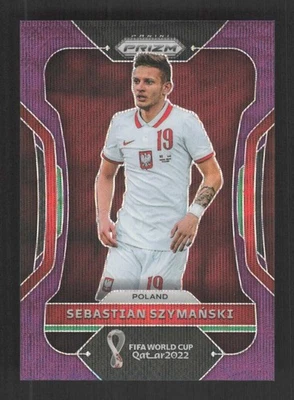 Sebastian Szymanski 2022 Panini Prizm FIFA World Cup Qatar Purple Wave #/99 #171 - Image 1 of 3