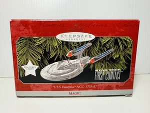 1998 Hallmark Keepsake STAR TREK U.S.S. Enterprise NCC-1701-E Ornament - Lighted - Picture 1 of 6