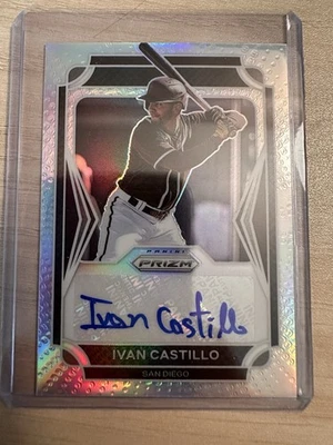 2021 Panini Prizm Draft Picks - Autographs Ivan Castillo #AU-IC (AU, RC) - Image 1 of 2