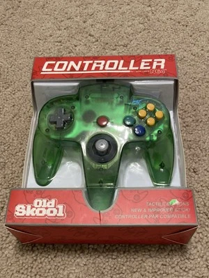 Nintendo 64 CONTROLLER JUNGLE GREEN N64 OLD SKOOL - Image 1 of 4