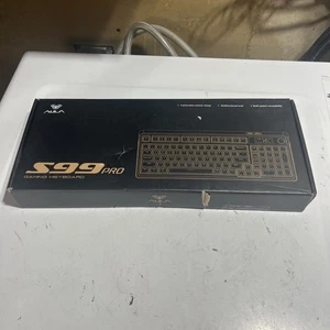AULA S99 PRO-- KEYS KEYBOARD TRI-MODE BLUETOOTH 2.4GHZ USB-C Gaming RGB Open Box - Picture 1 of 5