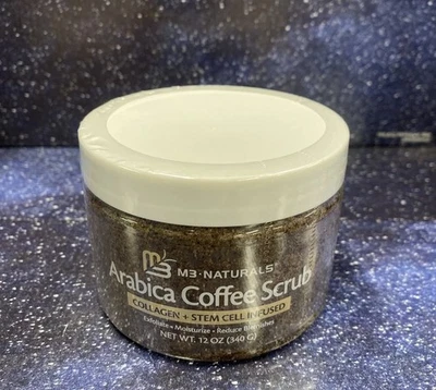 M3 Naturals Arabica Coffee Scrub - Collagen + Stem Cell Infused - 12 Oz - Image 1 of 3