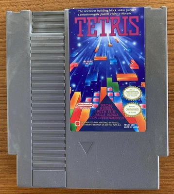 NES ~ TETRIS ~ Nintendo Game 3 Screw NES-EI-GBR Cart Only Pal - Image 1 of 4