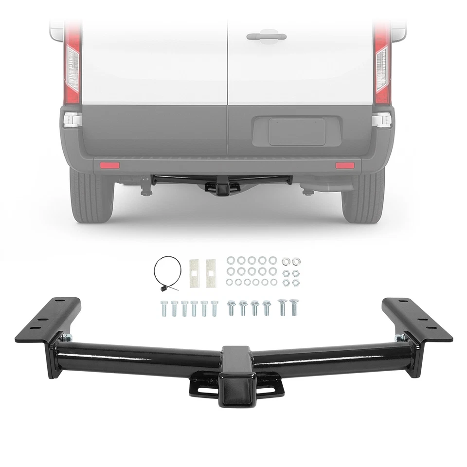 Class 3 Trailer Hitch 2" Receiver For Ford Transit-150/250/350 E-Transit 2015-25 - Imagem 1 de 4