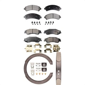 Front Brake Pads Rear Parking Shoes Kit for Chevrolet S10 Blazer 1998-2005 oe7P - Picture 1 of 5