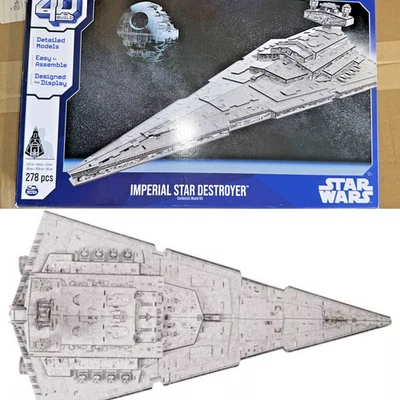 Star war 4D CONSTRUCCIÓN Deluxe Imperial Star Destroyer Modelo Kit 278 piezas Envío Gratis Foto 1 de 4