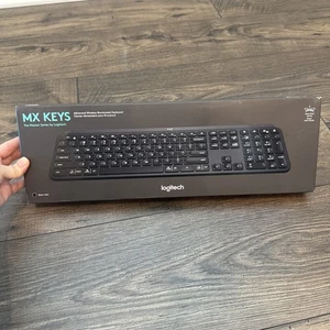 Open Box Logitech MX Keys The Master Series Wireless Keyboard Illuminated Black - Afbeelding 1 van 3
