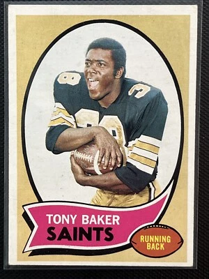 1970 Topps Tony Baker RC #243 Saints 🏈 - Image 1 of 2
