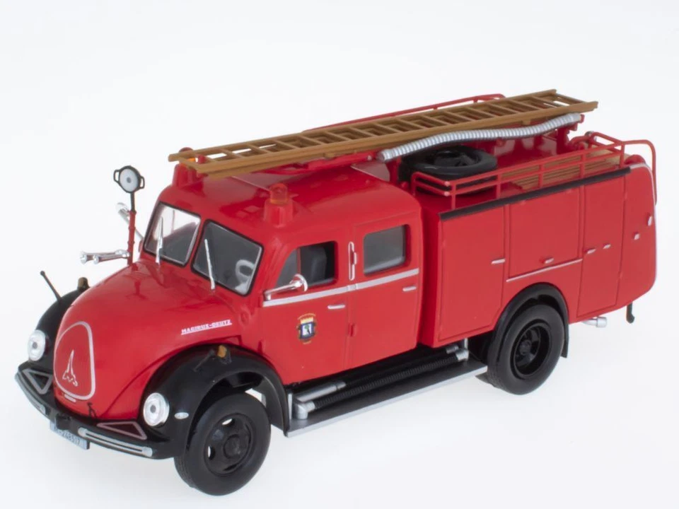 Camiones de bomberos Atlas Editions escala 1:43 Magirus Deutz Mercur TLF 16 Alemania 1961 Foto 1 de 1