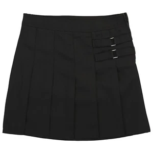 French Toast Girls' 2 Tab Scooter Skirt Black, SZ 10  Uniform Accessories - Picture 1 of 3