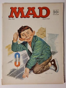 MAD Magazine #110 (aprile 1967) Copertina Norman Mingo - Foto 1 di 7