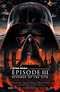 Die Rache der Sith - 20th Anniversary 11" x 17" Collector's Movie Poster - Bild 1 von 5