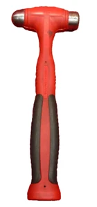 SNAP-ON HBBD24 BALL PEEN IMPUGNATURA MORBIDA MARTELLO MORTO ROSSO 24 OZ USA - Foto 1 di 8