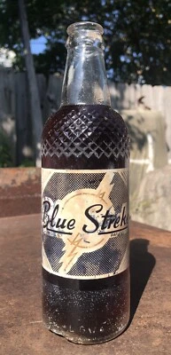 Botella de refresco vintage *BLUE STREKE* DR. PEPPER Bottling Co. TUSCALOOOSA, ALABAMA Foto 1 de 4
