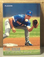1996 FLEER TIFFANY #473 TIM BOGAR NEW YORK METS
