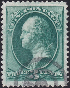 US Scott #184, PSE Grade 90J & 95, XF/S, Used, Face-free Cancel, SMQ $125. - Picture 1 of 3