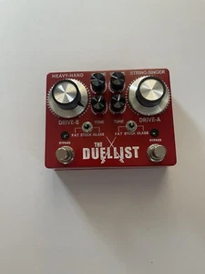 Kingtone The Duellist Overdrive Limited Edition Red Guitar Effect Pedal - Picture 1 of 6