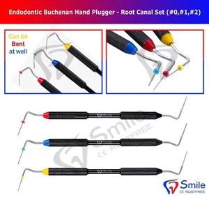 3er Buchanan Hand Plugger Endodontische Stopper Wurzelkanal Füllungsinstrumente - Bild 1 von 3