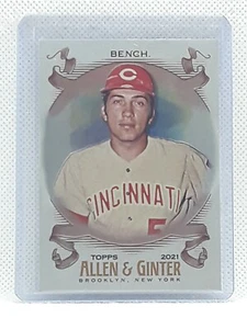 Johnny Bench 2021 Topps Allen & Ginter - SILVER HOT BOX #73 - Cincinnati Reds - Bild 1 von 2