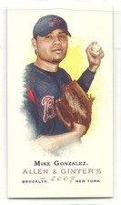 2007 Allen & Ginter Mini  Mike Gonzalez 2
