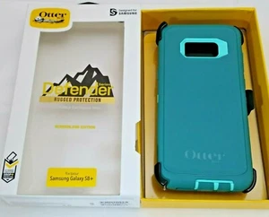 New Otterbox Defender Series CASE & Holster Samsung Galaxy S8+ Blue - Picture 1 of 4