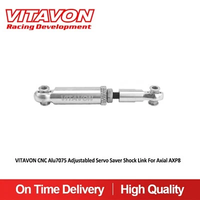 Vitavon AXP8 CNC Alu7075 Adjustabled Servo Saver Shock Link For Axial AXP8 - Image 1 of 4