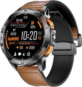 Smartwatch Herren Männer mit Telefonfunktion Gym Sportuhr Armbanduhr Watch Uhr - Bild 1 von 6
