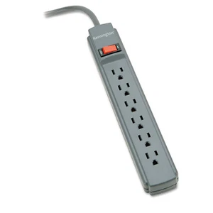 Kensington Guardian Surge Protector 6 Outlets 15 ft Cord 540 Joules Gray 38215 - Zdjęcie 1 z 3