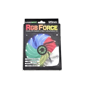 GameMax RGB Force 120mm RGB LED Lüfter GMX-12RGB - Bild 1 von 2