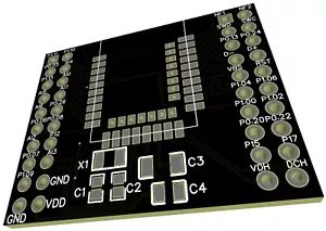 3X PCB Board für/for NRF 52840/52833 ZigBee 3.0 Module Ebyte E73-2G4M08S1C(E)X - Bild 1 von 4