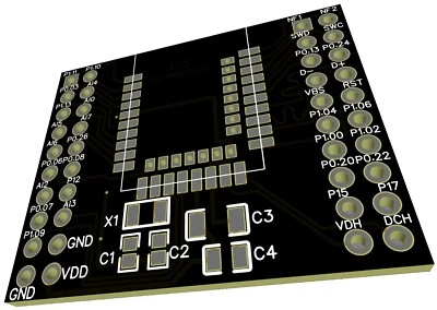 3X PCB Board für/for NRF 52840/52833 ZigBee 3.0 Module Ebyte E73-2G4M08S1C(E)X - Bild 1 von 4