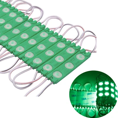 500 200 170Lumen 1.5W Green 2835 3 LED module Window store Front Sign light AU - Image 1 of 4