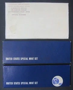 (Set of 3) 1965, 1966 and 1967 US Special Mint Sets in Original Mint Packaging - Picture 1 of 4