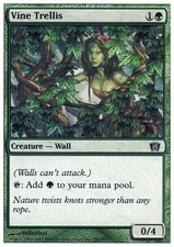 4x Vine Trellis MTG 8th Edition NM Magic Regular