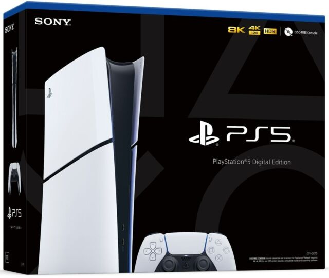 Playstation 5 Ps5 Versão Digital - Com Caixa E 1 Controle - Usado -  Escorrega o Preço