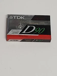 TDK D 90 BLANK CASSETTE IECI/TYPE 1 NORMAL POSITION SEALED BRAND NEW  - Picture 1 of 4