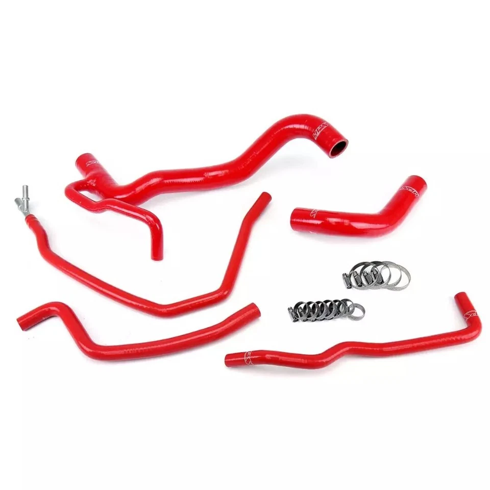 Kit de mangueira de líquido de arrefecimento de radiador de silicone vermelho HPS compatível com 2011-2016 Scion tC 57-1479-VERMELHO - Imagem 1 de 4