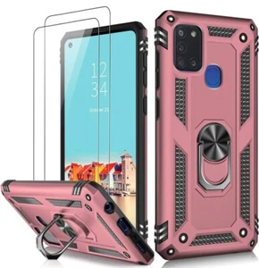 LUMARKE Galaxy A21S Case,Pass 16ft. Drop Tested Military Grade Cover Rose Gold - Picture 1 of 7