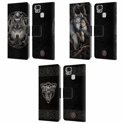 OFFICIAL ANNE STOKES WOLVES 2 LEATHER BOOK WALLET CASE FOR ASUS ZENFONE PHONES - Image 1 of 4