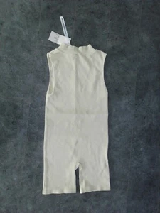 Zara Overall Short Jumpsuit ,Gr.M-L, Neu mit Etikett Creme - Bild 1 von 7