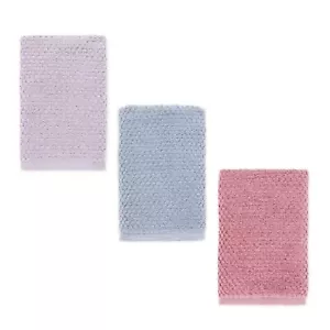 3 new Wild Sage Savannah 16x28" HAND Towels = 1 LAVENDER + 1 BLUE FOG + 1 MAUVE - Picture 1 of 12