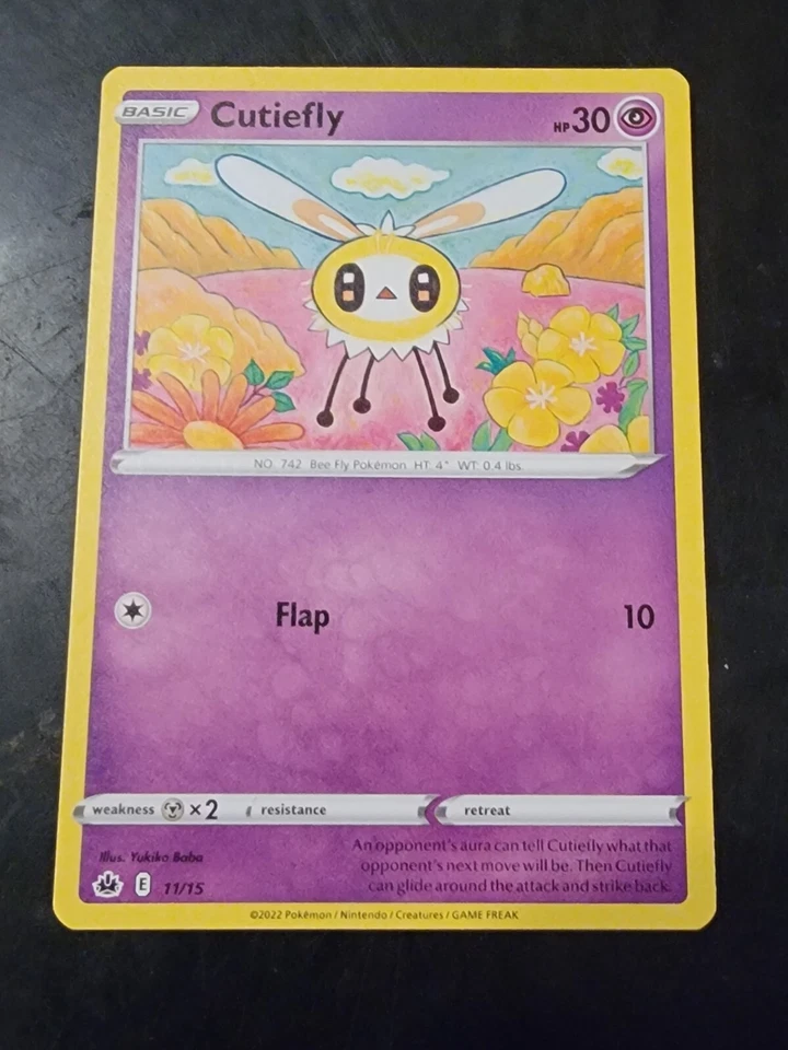Cutiefly 11/15 McDonalds 2022 Match Battle Pokemon  - Image 1 of 1