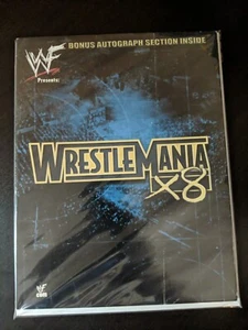 WWF WrestleMania X8 18 ARENA EDITION NO UPC Wrestling Magazine Program 2002 WWF - Picture 1 of 1